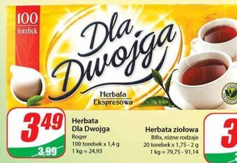 Dino Herbata ekspresowa sir roger dla dwojga oferta