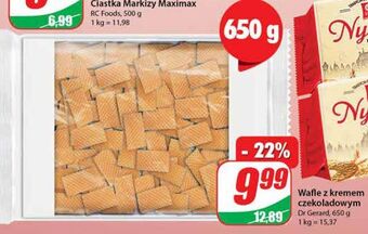 Dino Wafle z kremem czekoladowym dr gerard oferta