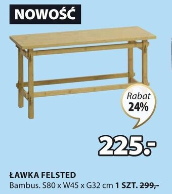 JYSK Ławka felsted oferta