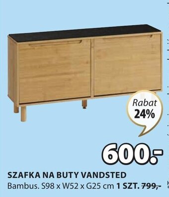JYSK Szafka na buty vandsted oferta