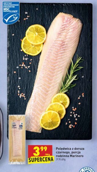 Biedronka Polędwica z dorsza czarnego 100g oferta