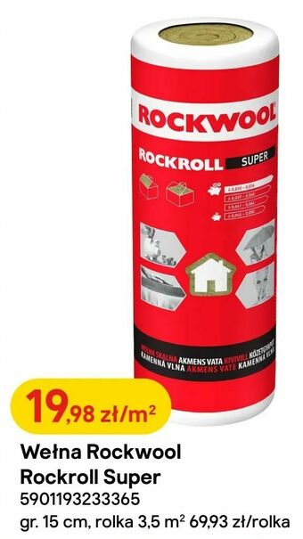 Castorama Wełna Rockwool Rockroll Super oferta