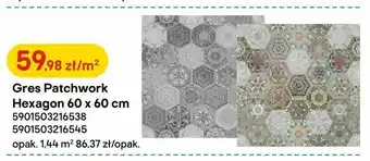 Castorama Gres Patchwork Hexagon 60 x 60 cm oferta