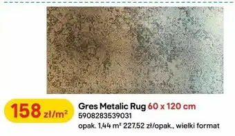 Castorama Gres Metalic Rug 60 x 120 cm oferta