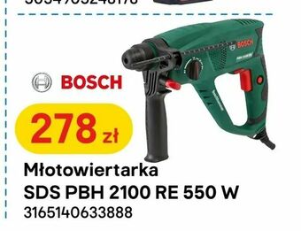 Młotowiertarka Sds pbh 2100 re 550 w