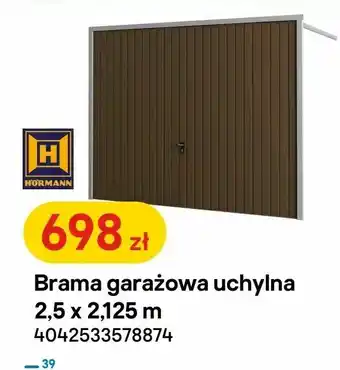 Castorama Brama garażowa uchylna x 2,125 oferta