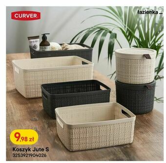 Castorama Koszyk Jute S oferta