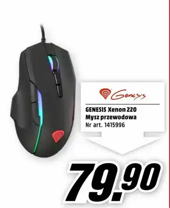 Media Markt GENESIS Xenon 220 Mysz przewodowa oferta