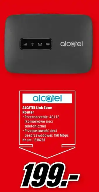 Media Markt ALCATEL Link Zone Router oferta