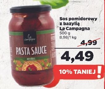 Netto Sos pomidorowy z bazylią la campagna oferta