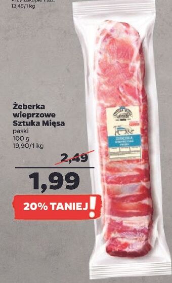 Netto Żeberka wieprzowe sztuka mięsa oferta