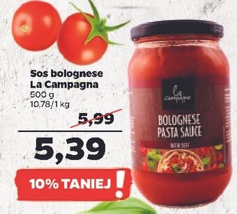 Netto Sos bolognese z wołowiną la campagna oferta