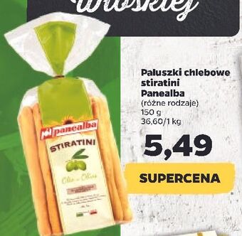 Netto Paluszki chlebowe stiratini z oliwą olwek panealba oferta