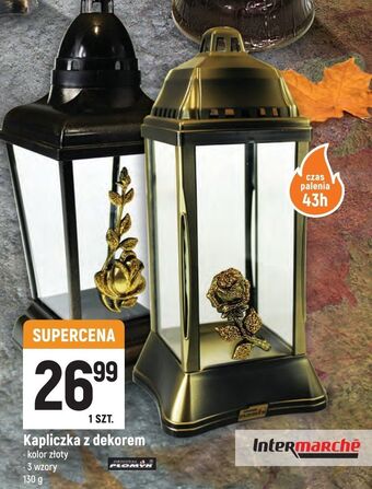 Intermarche Znicz kapliczka złota płomyk oferta