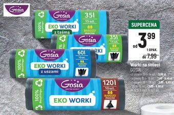 Intermarche Worki na śmieci z taśmą 35 l gosia oferta