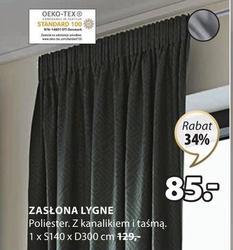 JYSK Zasłona lygne oferta