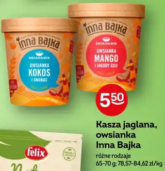 Żabka Inna Bajka Kasza jaglana, owsianka 65-70 g oferta