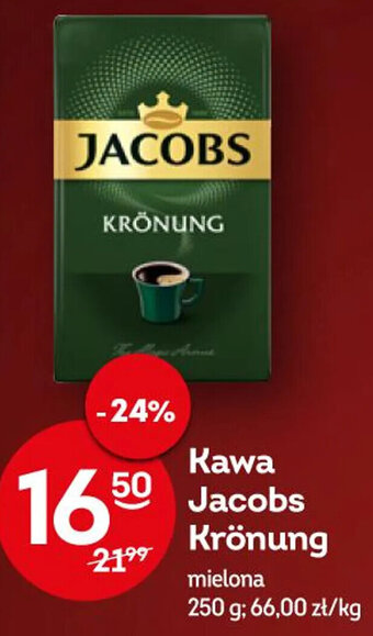 Żabka Jacobs Kronung Kawa mielona 250 g oferta