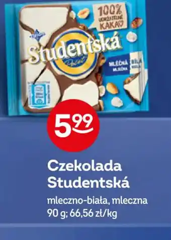 Żabka Czekolada Studentska 90 g oferta