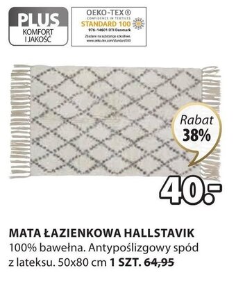 JYSK Mata łazienkowa hallstavik oferta