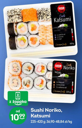 Żabka Sushi Noriko, Katsumi 225-420 g oferta