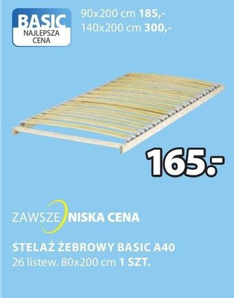 Stelaż żebrowy basic a40