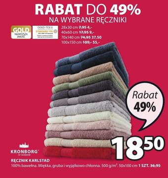 JYSK Ręcznik karlstad oferta