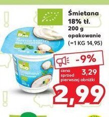 Kaufland Śmietana 18 % oferta