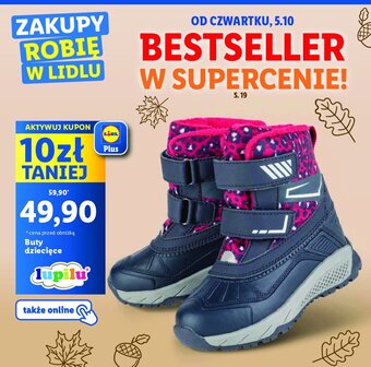 Lidl Buty dziecięce oferta