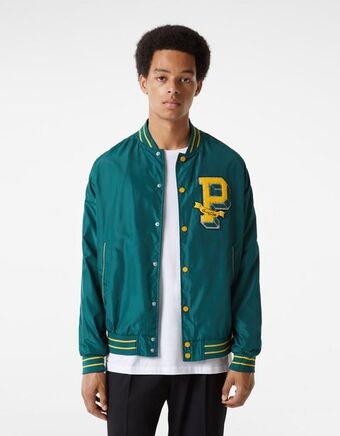 Bershka Lekka kurtka w stylu college z efektem nylonu oferta