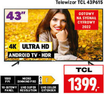 Neopunkt tcl telewizor 43p615 oferta