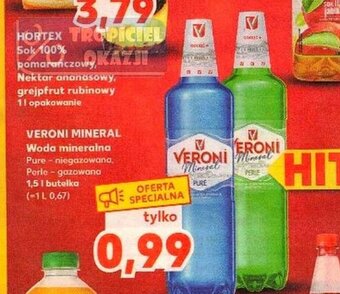 Kaufland Veroni Mineral woda mineralna 1,5l oferta