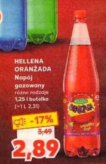 Kaufland Hellena Oranżada Napój gazowany 1,25l oferta