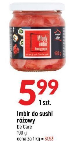 E.Leclerc Młody imbir różowy do sushi house of asia oferta