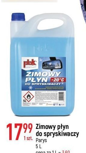 E.Leclerc Zimowy płyn do spryskiwaczy -20c plak oferta