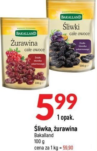 E.Leclerc Śliwki całe bakalland oferta
