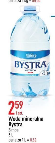 E.Leclerc Woda niegazowana bystra oferta
