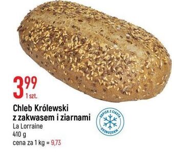 E.Leclerc Chleb królewski z zakwasem i ziarnami la lorraine oferta