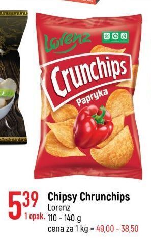 E.Leclerc Chipsy paprykowe crunchips oferta