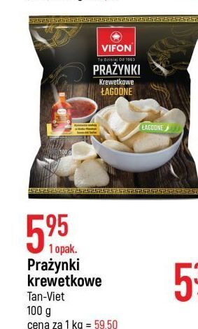 E.Leclerc Prażynki krewetkowe łagodne vifon oferta
