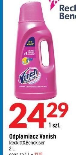 E.Leclerc Odplamiacz w płynie vanish oxi action oferta