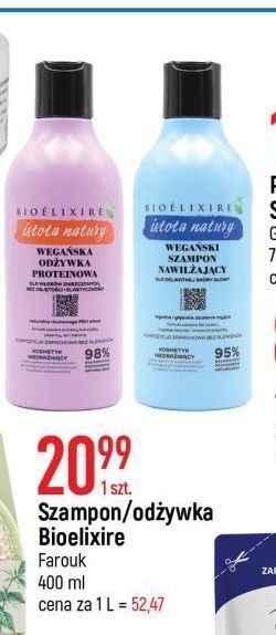 E.Leclerc Wegańska odżywka proteinowa bioelixire istota natury oferta