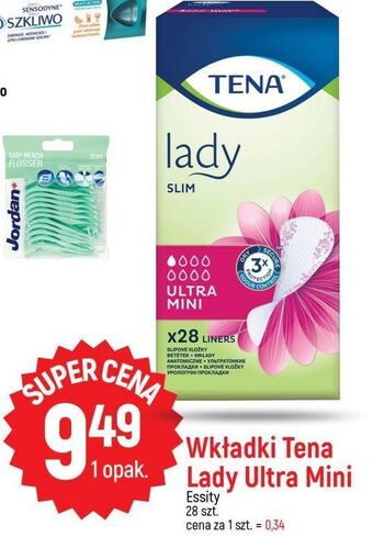 E.Leclerc Wkładki higieniczne ultra mini tena lady oferta