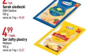 E.Leclerc Ser salami - plastry mlekpol oferta