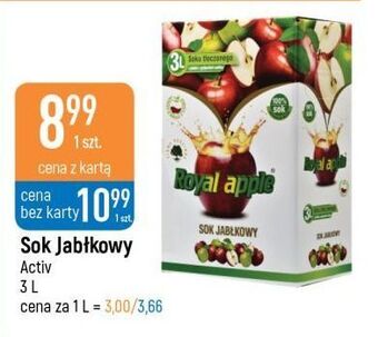 E.Leclerc Sok jabłkowy royal apple oferta