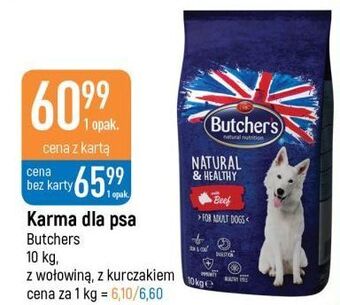 E.Leclerc Karma dla psa z wołowiną butcher's natural & healthy oferta
