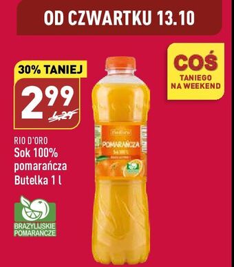ALDI Sok pomarańczowy rio d'oro oferta