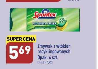Zmywaki z włókien recyklingowanych spontex