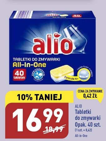 ALDI Tabletki do zmywarki all in one alio oferta