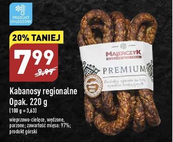 ALDI Kabanosy wieprzowo-cielęce majerczyk oferta